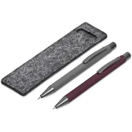 Omaha Ball Pen & Pencil Set Maroon